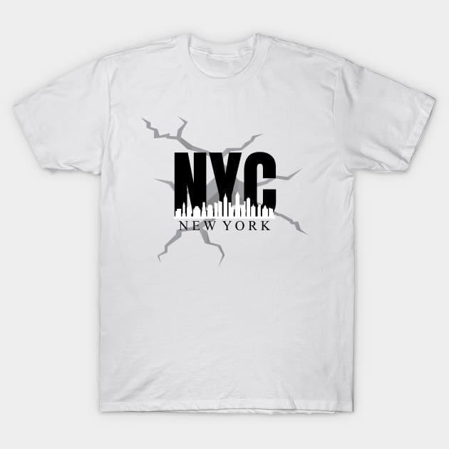 I Survived The Nyc Earthquake T-Shirt by baha2010